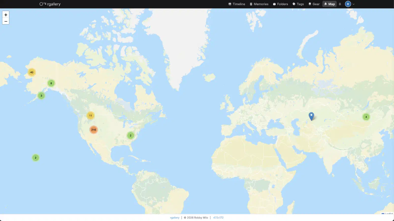 Map Gallery R rgallery user interface